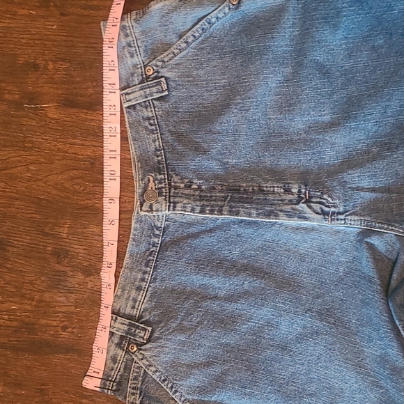 90's vintage Lee carpenters jean shorts size 16 M - Picture 6 of 15